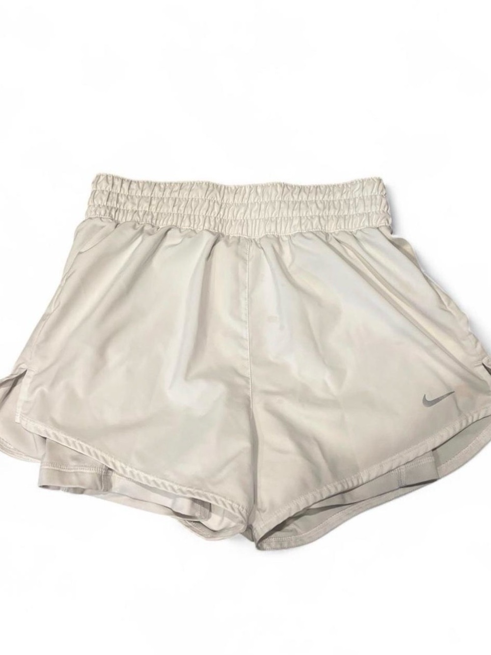 Nike Women’s White Dri-Fit Athletic Running Shorts